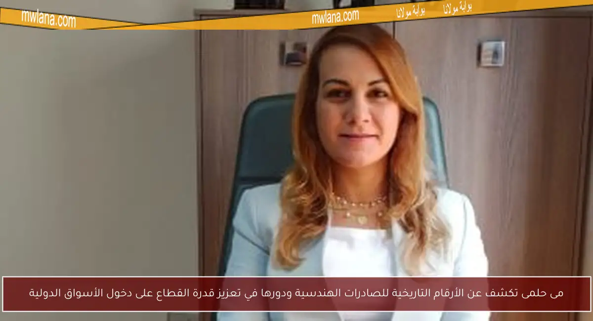 مى حلمى تكشف عن الأرقام التاريخية للصادرات الهندسية ودورها في تعزيز قدرة القطاع على دخول الأسواق الدولية