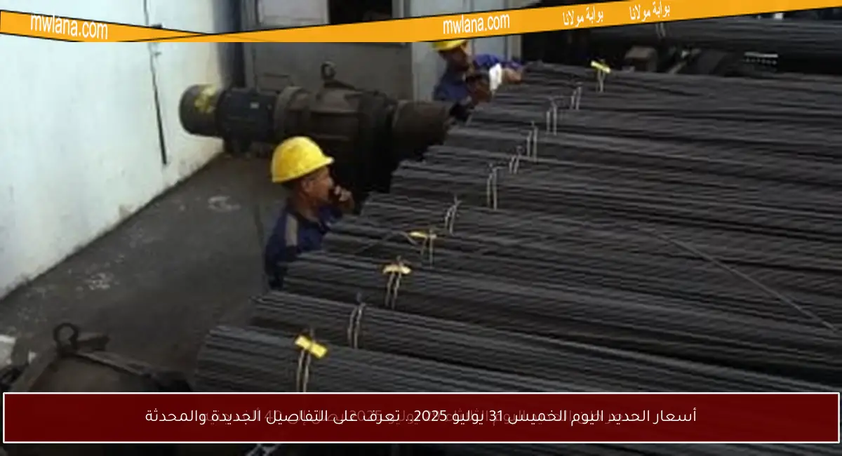 أسعار الحديد اليوم الخميس 31 يوليو 2025.. تعرف على التفاصيل الجديدة والمحدثة