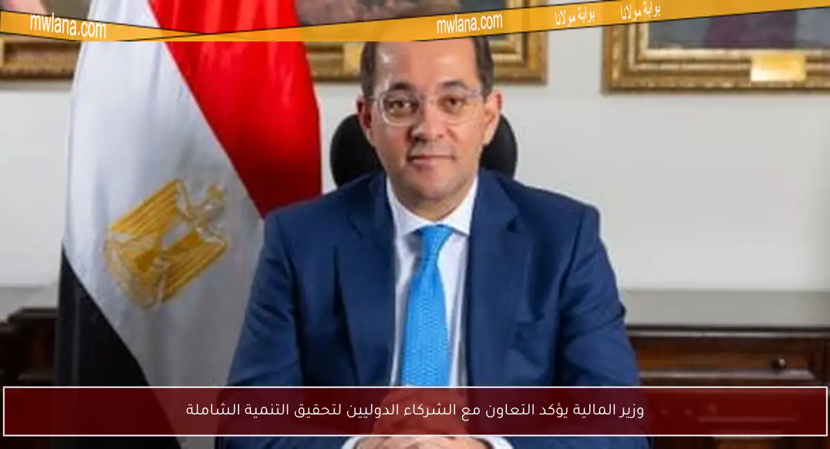 وزير المالية يؤكد التعاون مع الشركاء الدوليين لتحقيق التنمية الشاملة