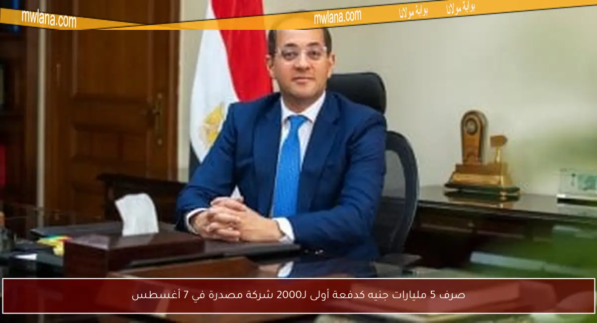 صرف 5 مليارات جنيه كدفعة أولى لـ2000 شركة مصدرة في 7 أغسطس