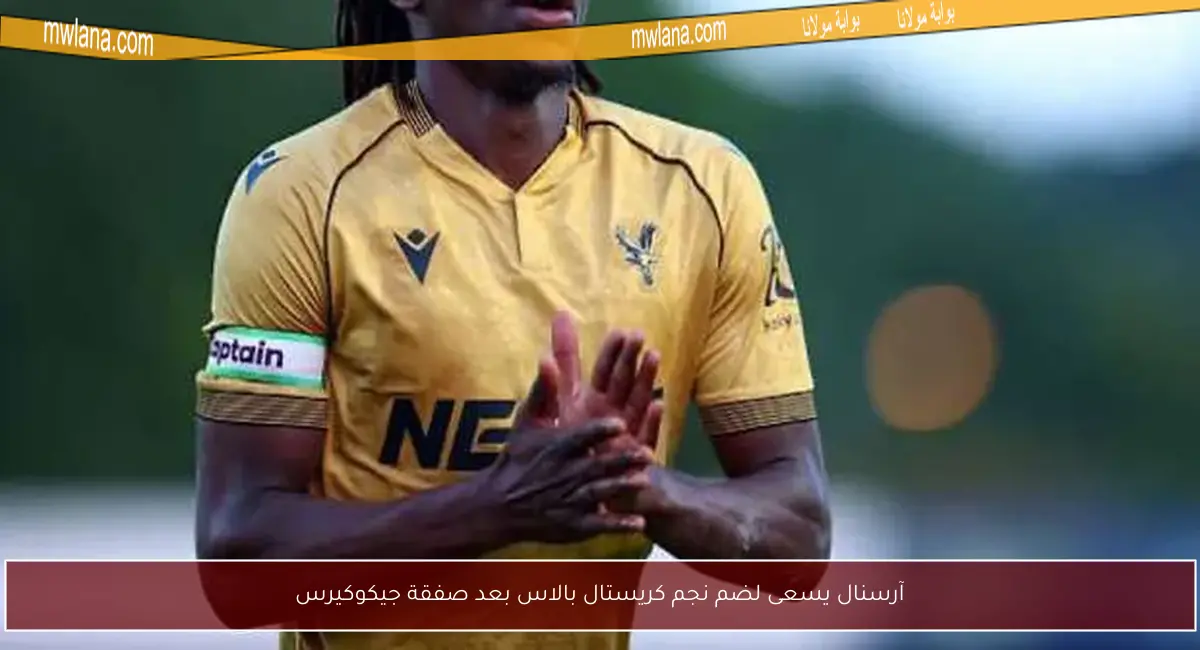 آرسنال يسعى لضم نجم كريستال بالاس بعد صفقة جيكوكيرس