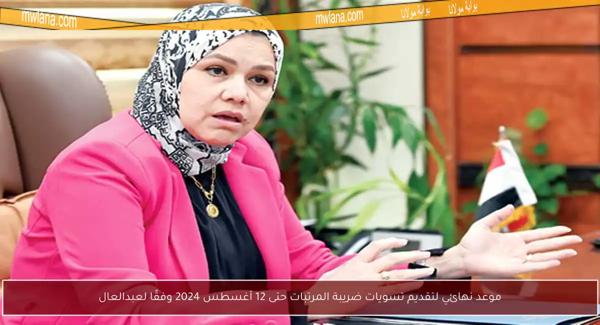موعد نهائي لتقديم تسويات ضريبة المرتبات حتى 12 أغسطس 2024 وفقًا لعبدالعال