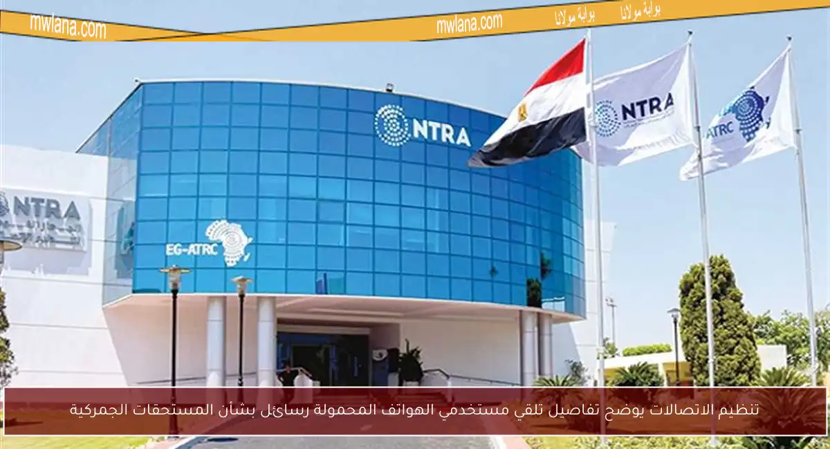 تنظيم الاتصالات يوضح تفاصيل تلقي مستخدمي الهواتف المحمولة رسائل بشأن المستحقات الجمركية
