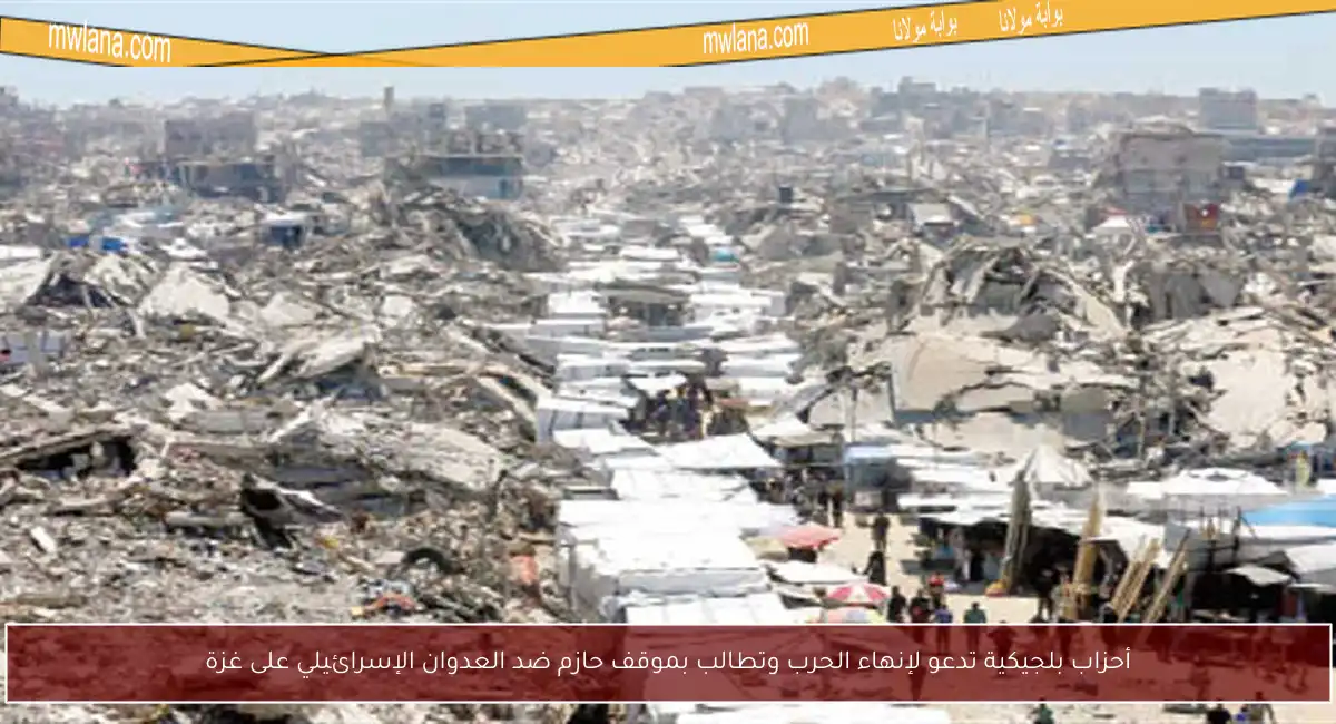 أحزاب بلجيكية تدعو لإنهاء الحرب وتطالب بموقف حازم ضد العدوان الإسرائيلي على غزة