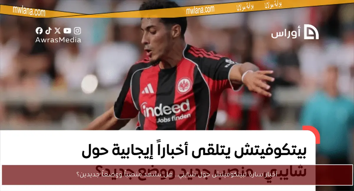 أخبار سارة لبيتكوفيتش حول شايبي.. هل نشهد منصباً ووضعاً جديدين؟