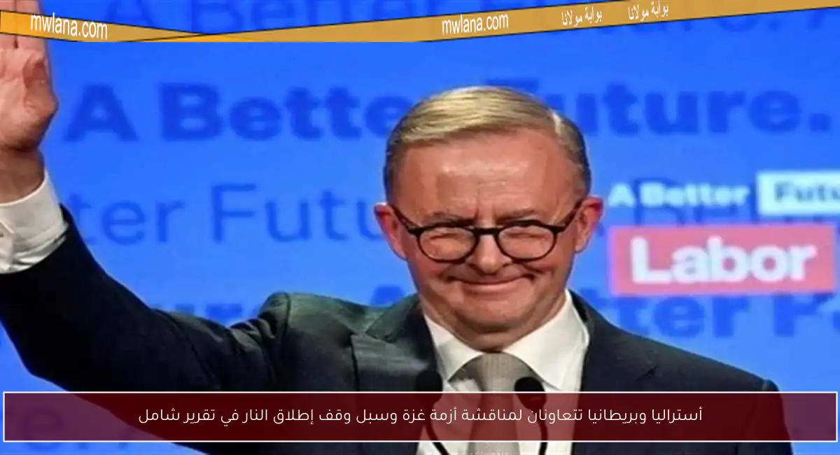 أستراليا وبريطانيا تتعاونان لمناقشة أزمة غزة وسبل وقف إطلاق النار في تقرير شامل