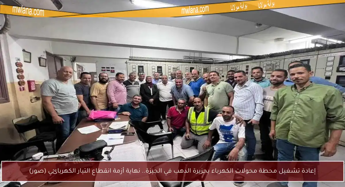 إعادة تشغيل محطة محولات الكهرباء بجزيرة الدهب في الجيزة.. نهاية أزمة انقطاع التيار الكهربائي (صور)