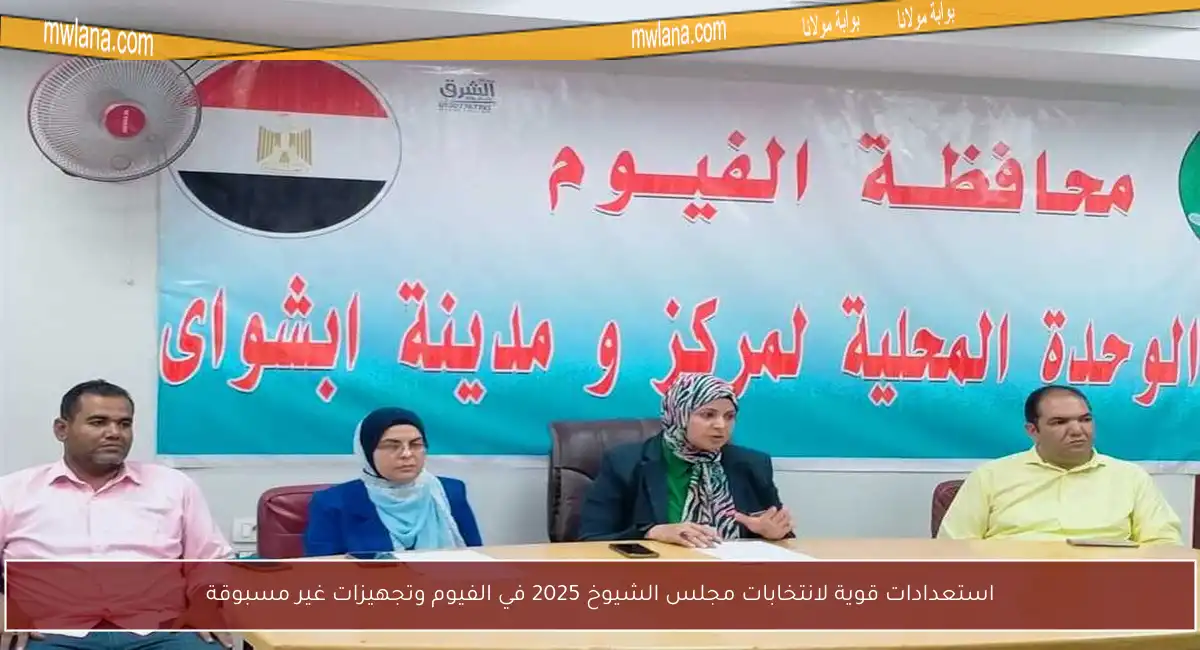 استعدادات قوية لانتخابات مجلس الشيوخ 2025 في الفيوم وتجهيزات غير مسبوقة