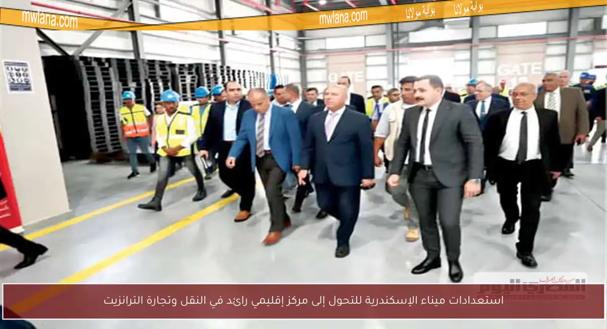 استعدادات ميناء الإسكندرية للتحول إلى مركز إقليمي رائد في النقل وتجارة الترانزيت