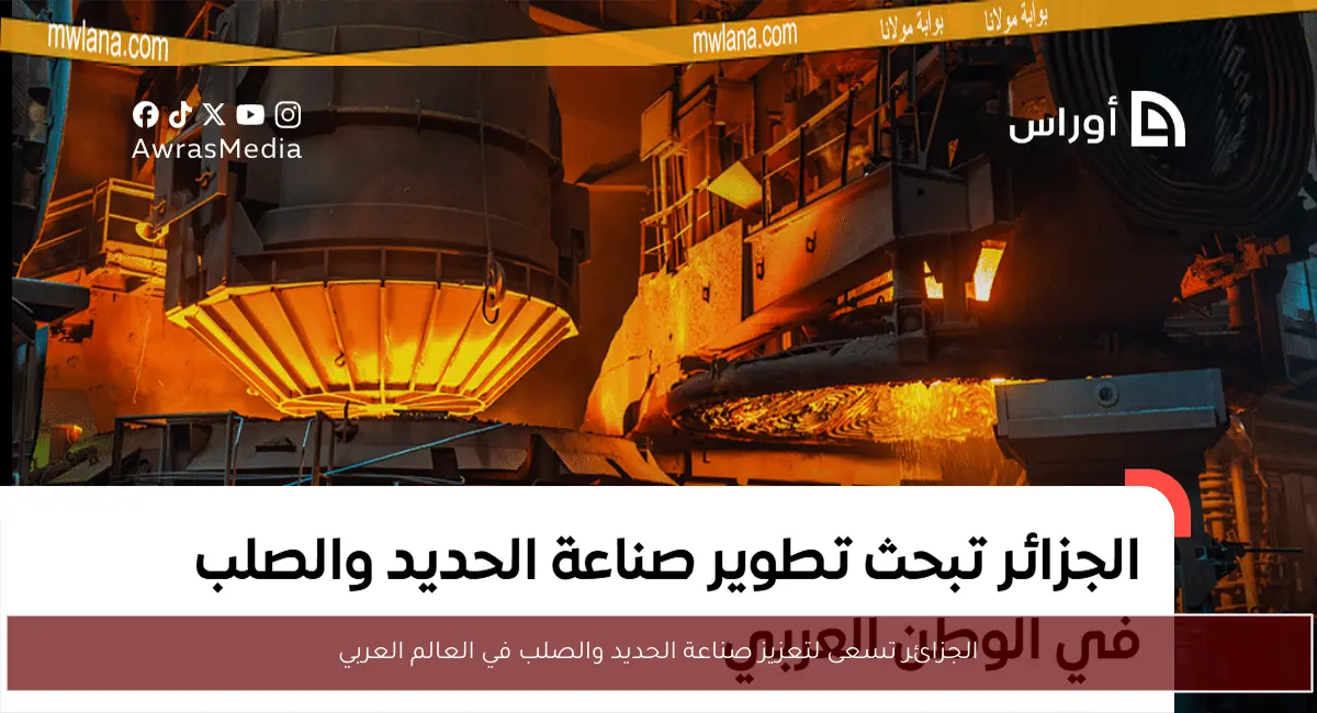 الجزائر تسعى لتعزيز صناعة الحديد والصلب في العالم العربي