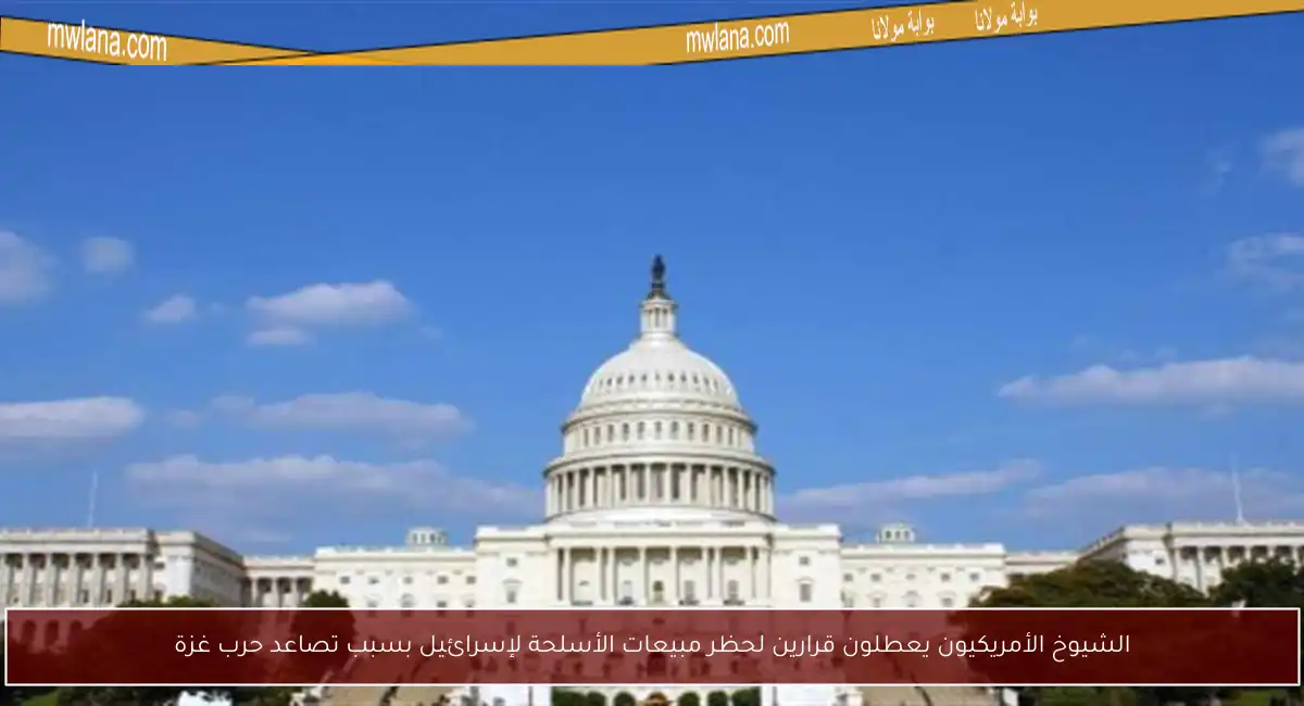 الشيوخ الأمريكيون يعطلون قرارين لحظر مبيعات الأسلحة لإسرائيل بسبب تصاعد حرب غزة