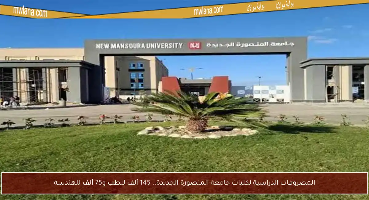 المصروفات الدراسية لكليات جامعة المنصورة الجديدة.. 145 ألف للطب و75 ألف للهندسة
