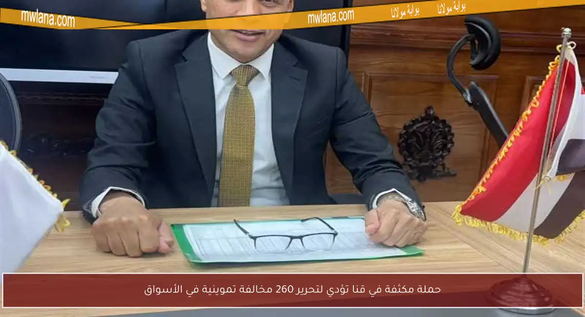 حملة مكثفة في قنا تؤدي لتحرير 260 مخالفة تموينية في الأسواق