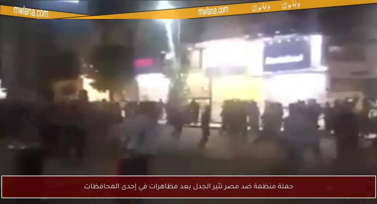 حملة منظمة ضد مصر تثير الجدل بعد مظاهرات في إحدى المحافظات