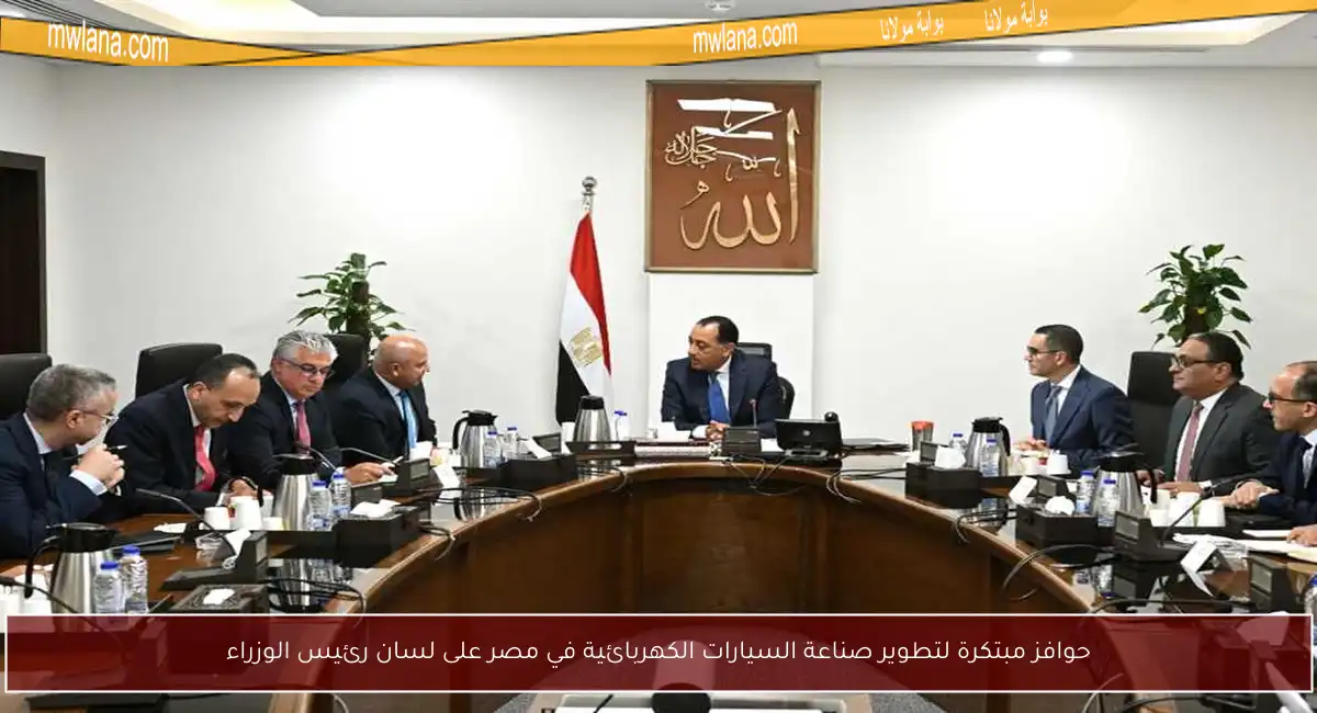 حوافز مبتكرة لتطوير صناعة السيارات الكهربائية في مصر على لسان رئيس الوزراء