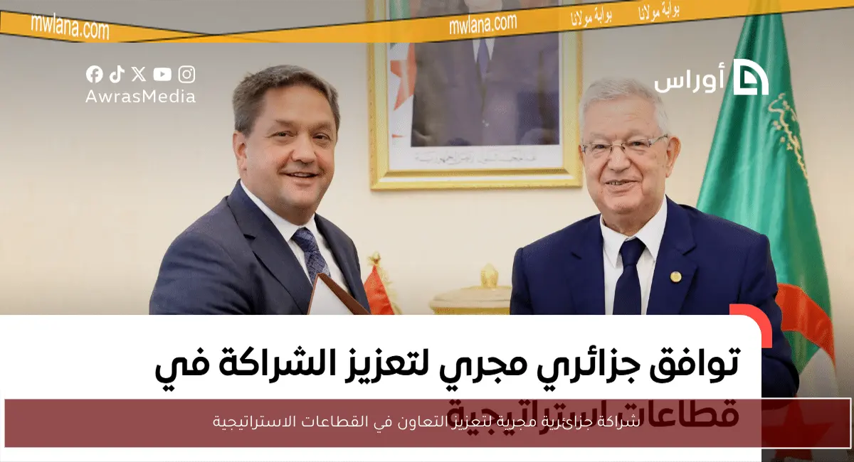 شراكة جزائرية مجرية لتعزيز التعاون في القطاعات الاستراتيجية
