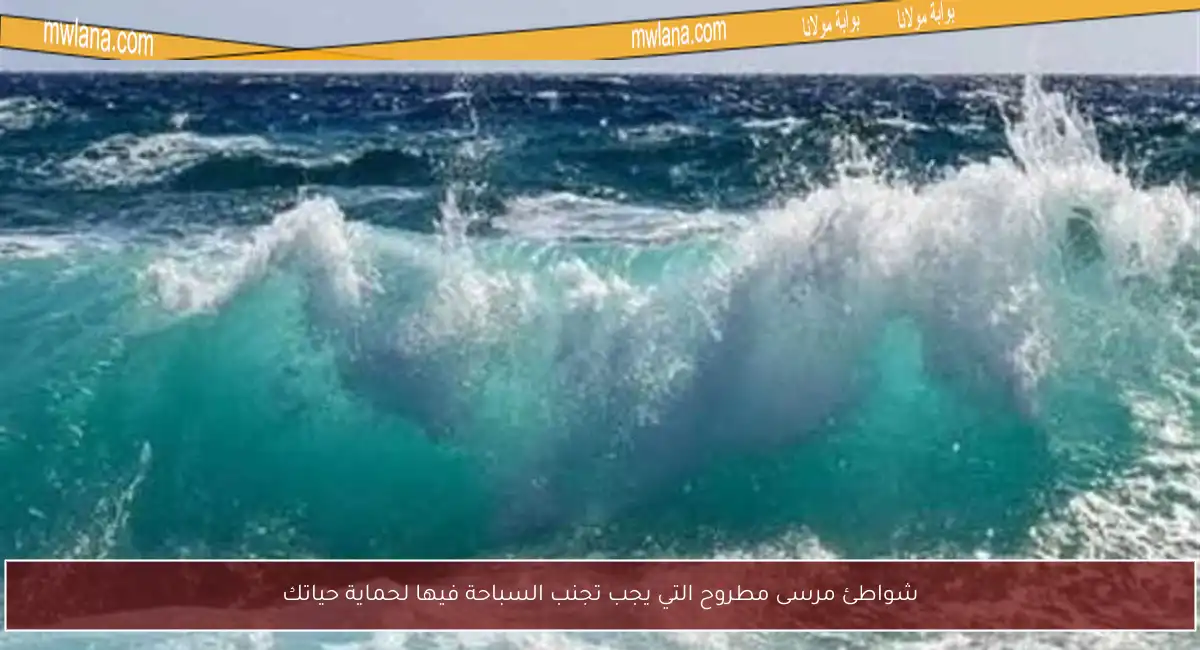 شواطئ مرسى مطروح التي يجب تجنب السباحة فيها لحماية حياتك