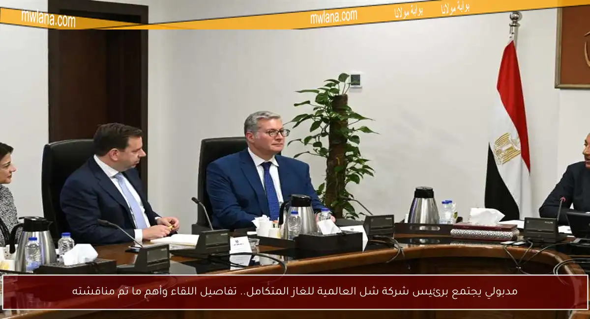 مدبولي يجتمع برئيس شركة شل العالمية للغاز المتكامل.. تفاصيل اللقاء وأهم ما تم مناقشته
