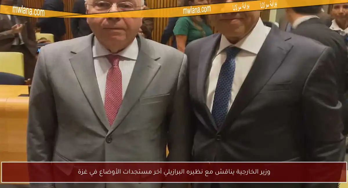 وزير الخارجية يناقش مع نظيره البرازيلي آخر مستجدات الأوضاع في غزة