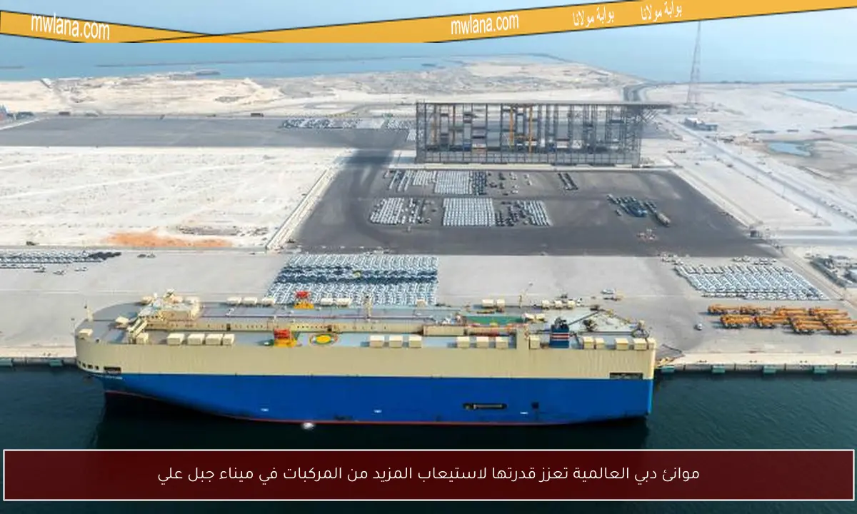 موانئ دبي العالمية تعزز قدرتها لاستيعاب المزيد من المركبات في ميناء جبل علي