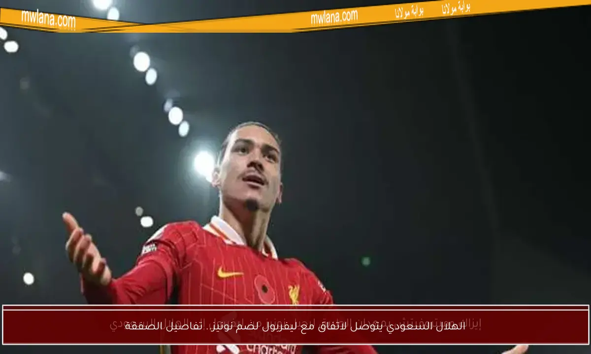 الهلال السعودي يتوصل لاتفاق مع ليفربول لضم نونيز.. تفاصيل الصفقة