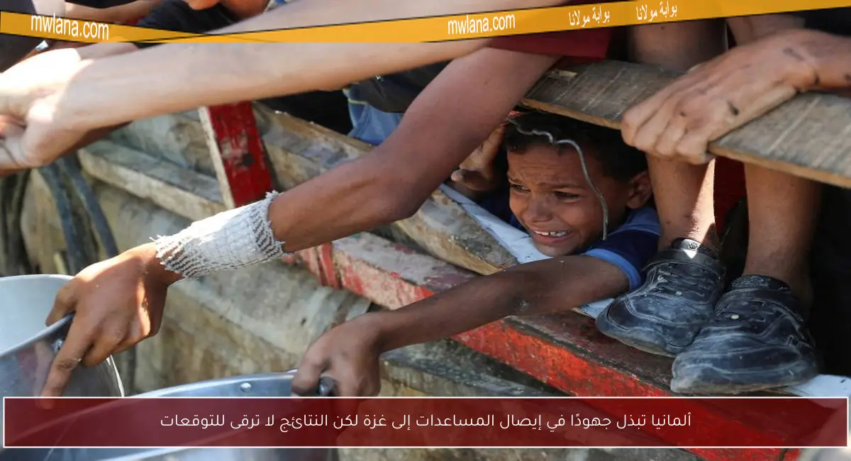 ألمانيا تبذل جهودًا في إيصال المساعدات إلى غزة لكن النتائج لا ترقى للتوقعات