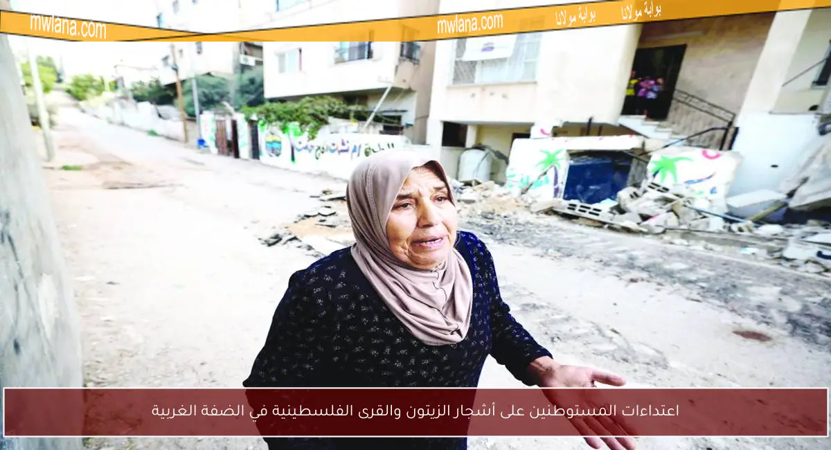 اعتداءات المستوطنين على أشجار الزيتون والقرى الفلسطينية في الضفة الغربية