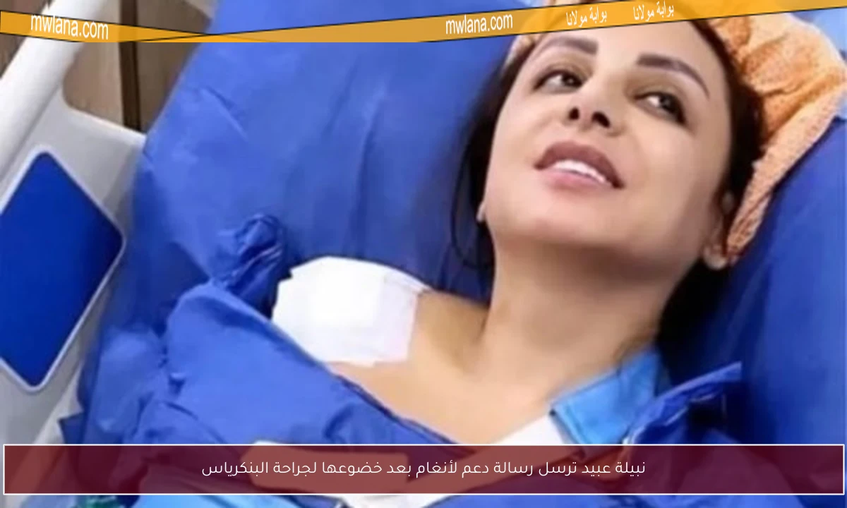 نبيلة عبيد ترسل رسالة دعم لأنغام بعد خضوعها لجراحة البنكرياس