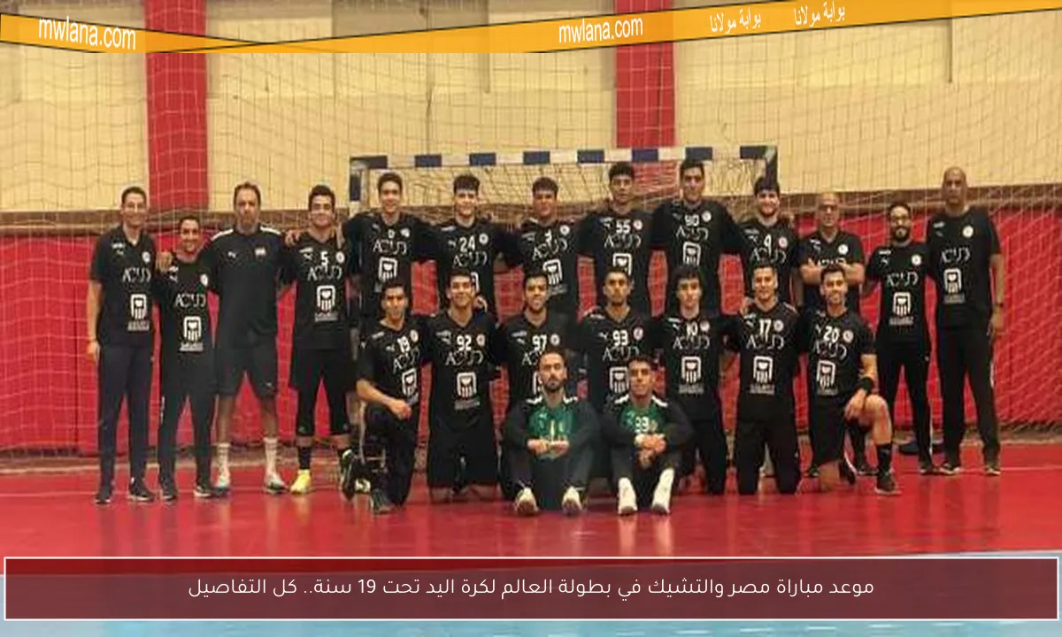 موعد مباراة مصر والتشيك في بطولة العالم لكرة اليد تحت 19 سنة.. كل التفاصيل