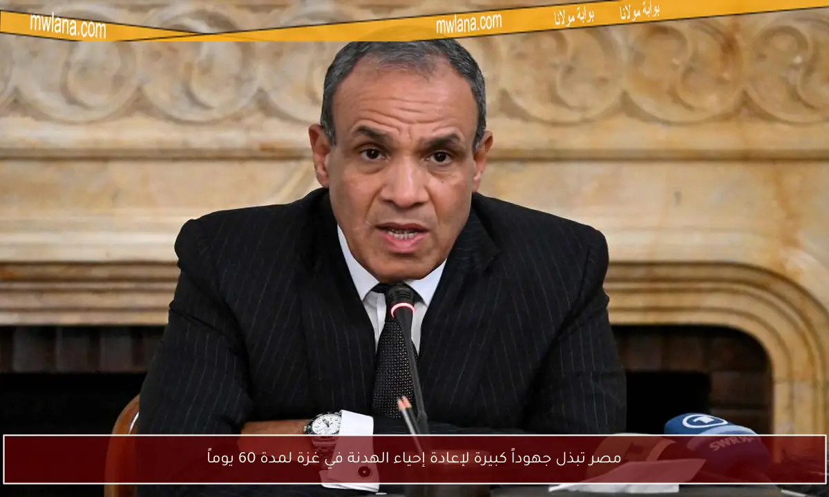 مصر تبذل جهوداً كبيرة لإعادة إحياء الهدنة في غزة لمدة 60 يوماً