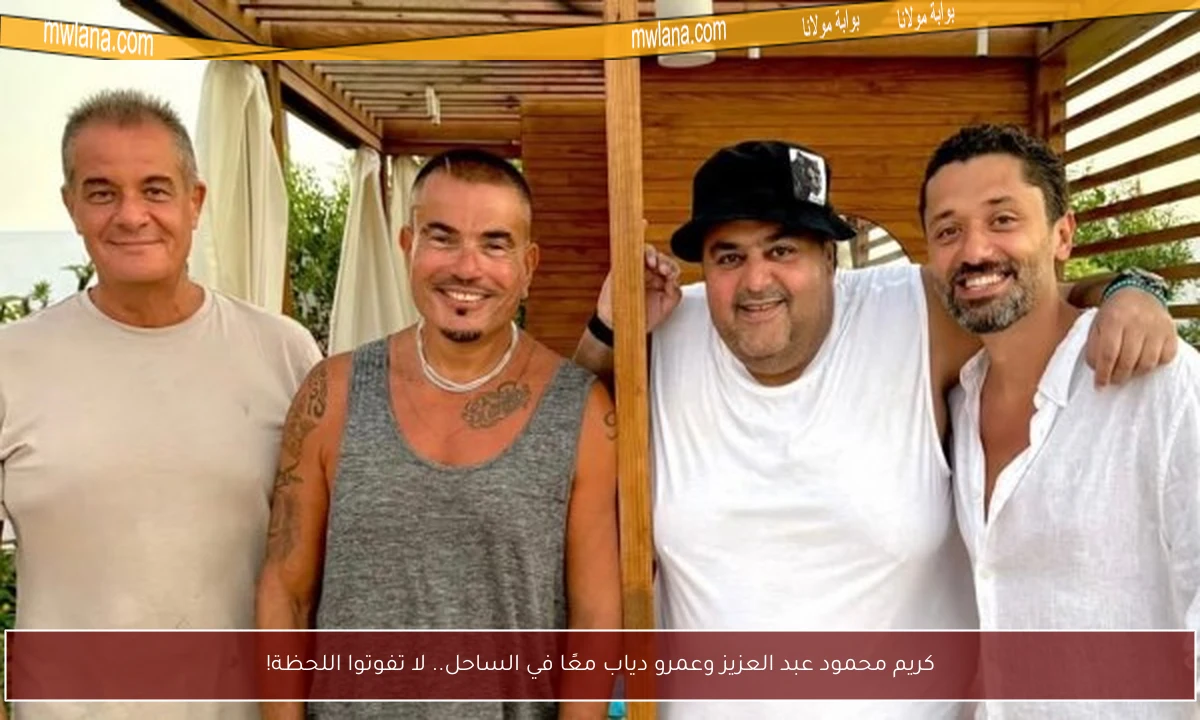كريم محمود عبد العزيز وعمرو دياب معًا في الساحل.. لا تفوتوا اللحظة!