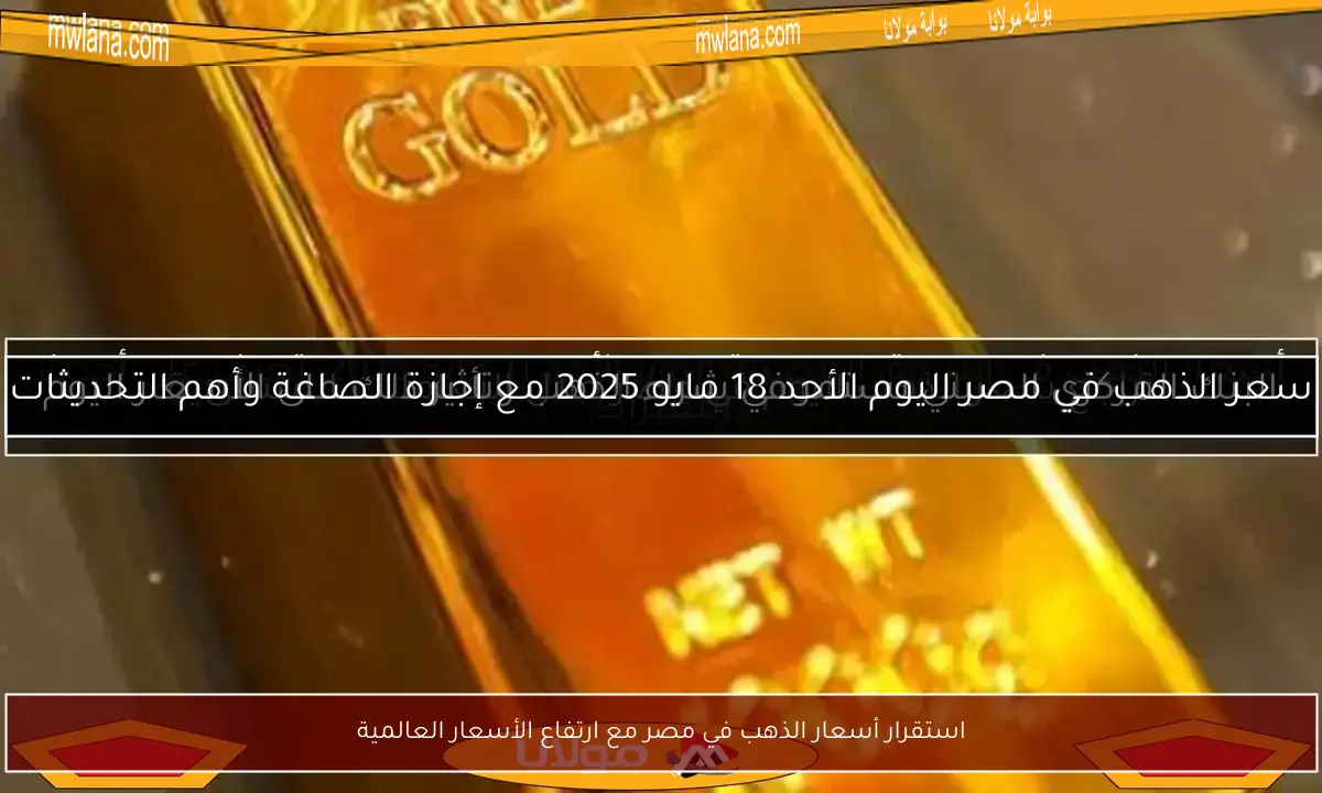 استقرار أسعار الذهب في مصر مع ارتفاع الأسعار العالمية