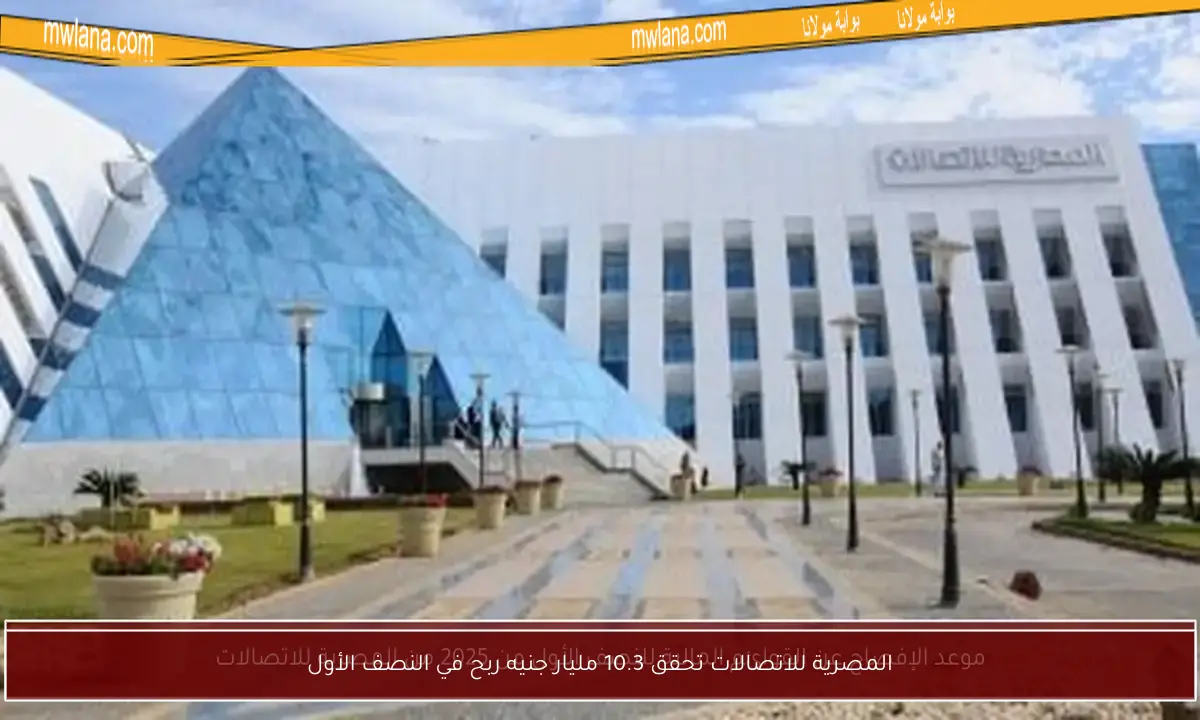 المصرية للاتصالات تحقق 10.3 مليار جنيه ربح في النصف الأول