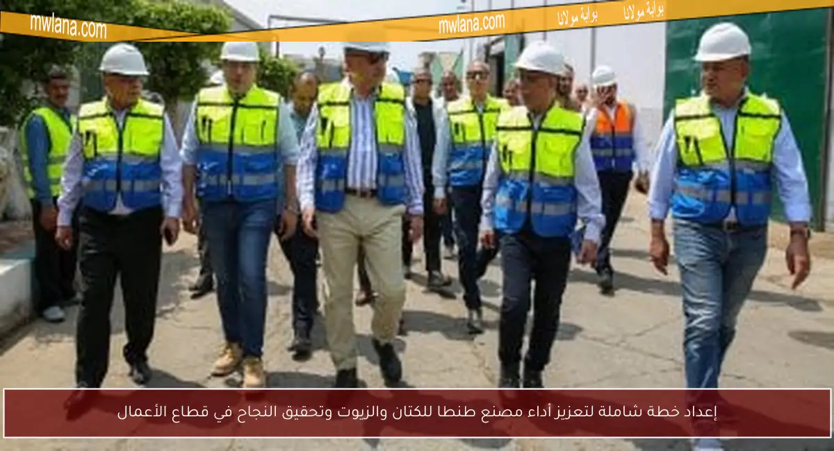 إعداد خطة شاملة لتعزيز أداء مصنع طنطا للكتان والزيوت وتحقيق النجاح في قطاع الأعمال