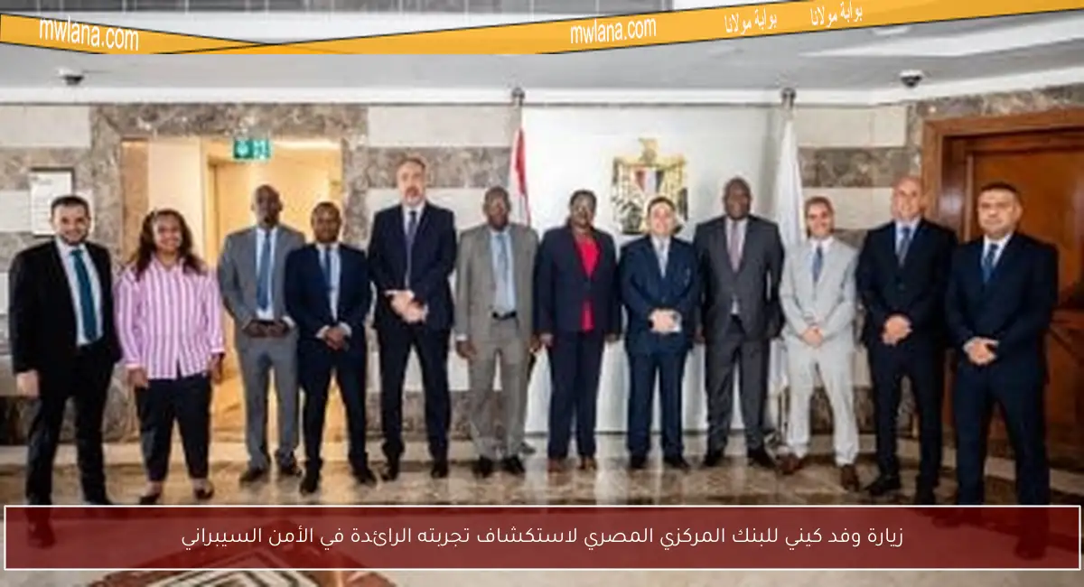 زيارة وفد كيني للبنك المركزي المصري لاستكشاف تجربته الرائدة في الأمن السيبراني