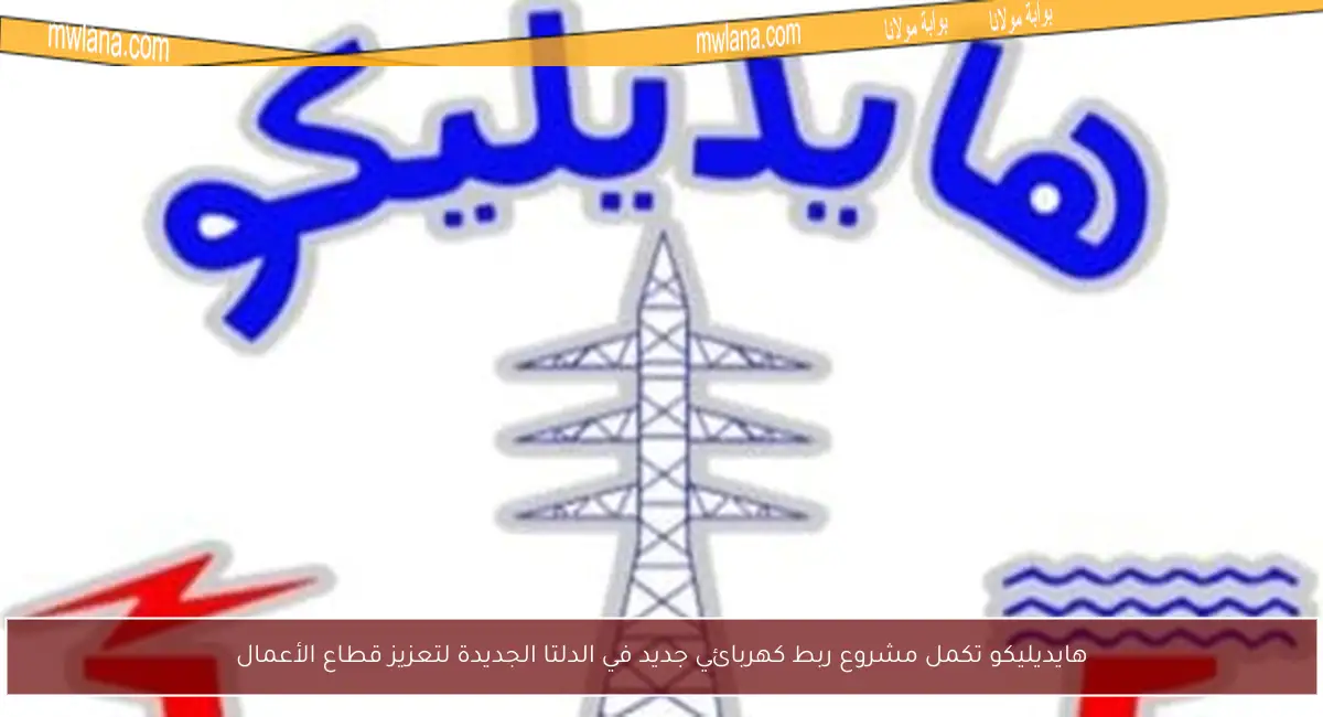 هايديليكو تكمل مشروع ربط كهربائي جديد في الدلتا الجديدة لتعزيز قطاع الأعمال