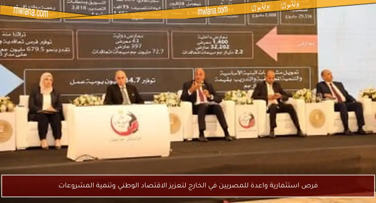 فرص استثمارية واعدة للمصريين في الخارج لتعزيز الاقتصاد الوطني وتنمية المشروعات
