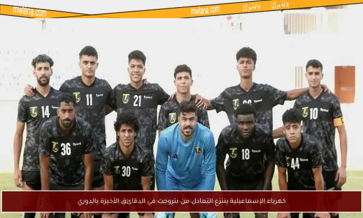 كهرباء الإسماعيلية ينتزع التعادل من بتروجت في الدقائق الأخيرة بالدوري