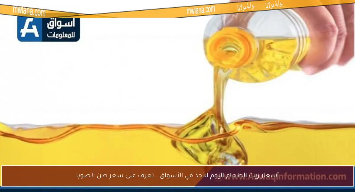 أسعار زيت الطعام اليوم الأحد في الأسواق.. تعرف على سعر طن الصويا