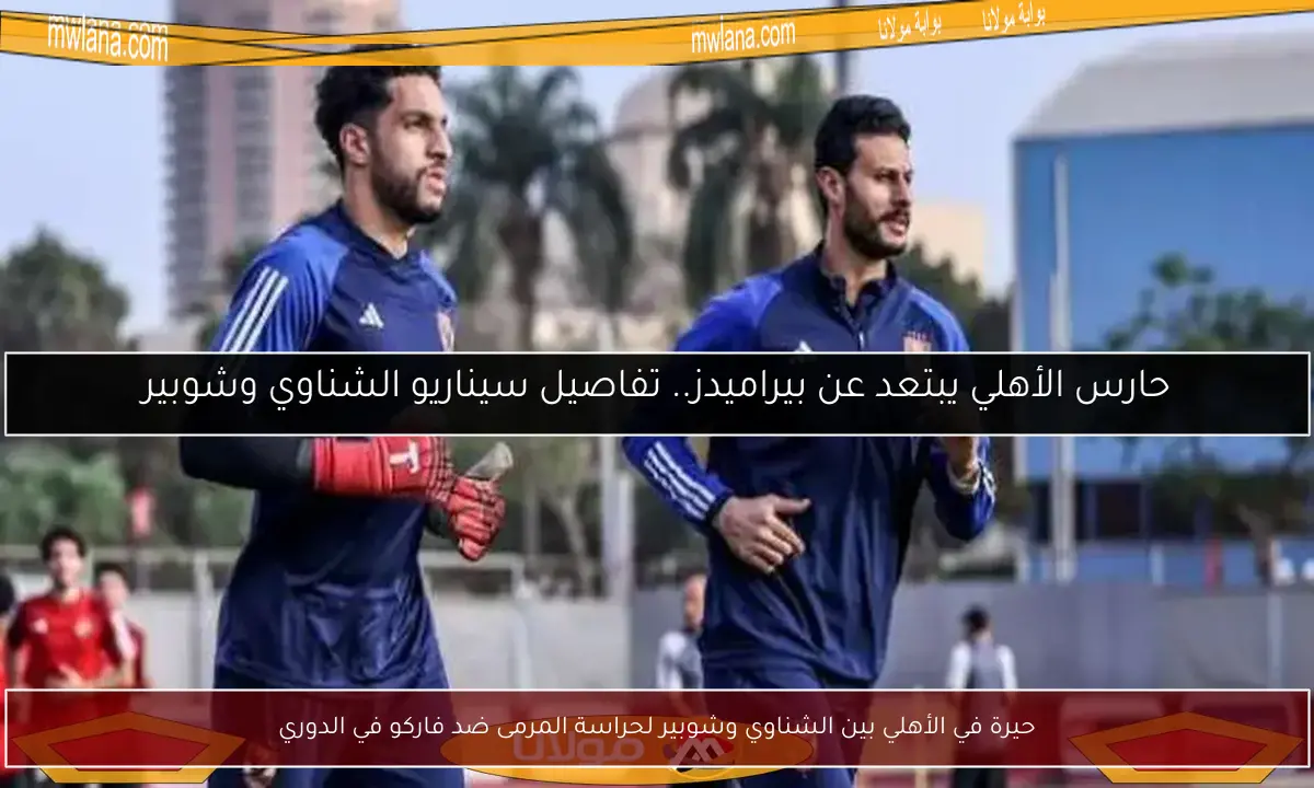 حيرة في الأهلي بين الشناوي وشوبير لحراسة المرمى ضد فاركو في الدوري