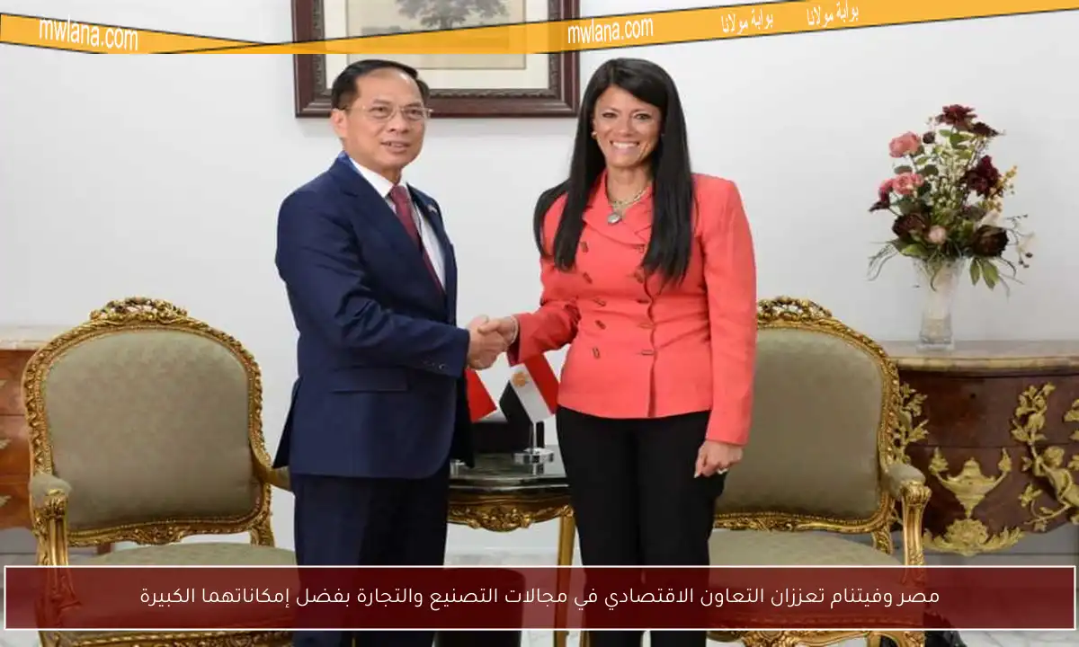 مصر وفيتنام تعززان التعاون الاقتصادي في مجالات التصنيع والتجارة بفضل إمكاناتهما الكبيرة