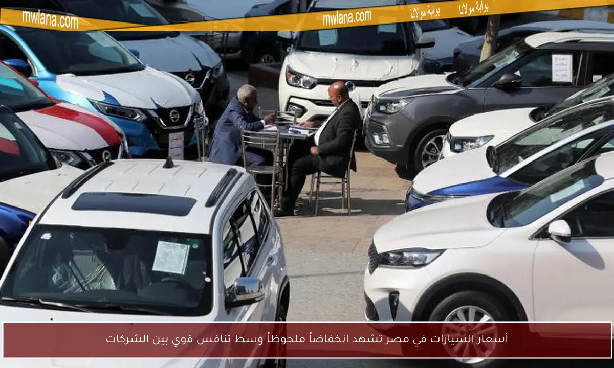 أسعار السيارات في مصر تشهد انخفاضاً ملحوظاً وسط تنافس قوي بين الشركات