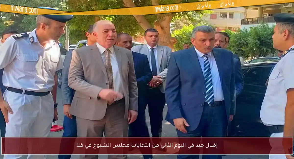 إقبال جيد في اليوم الثاني من انتخابات مجلس الشيوخ في قنا