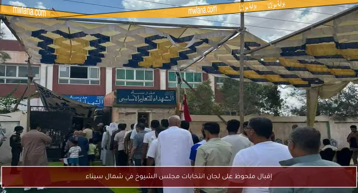 إقبال ملحوظ على لجان انتخابات مجلس الشيوخ في شمال سيناء