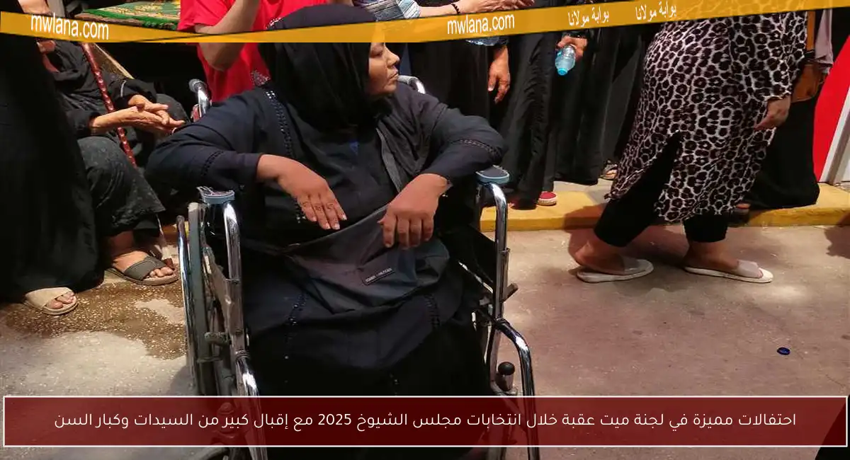احتفالات مميزة في لجنة ميت عقبة خلال انتخابات مجلس الشيوخ 2025 مع إقبال كبير من السيدات وكبار السن