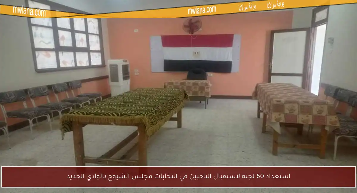 استعداد 60 لجنة لاستقبال الناخبين في انتخابات مجلس الشيوخ بالوادي الجديد