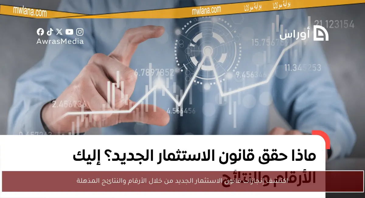 اكتشف إنجازات قانون الاستثمار الجديد من خلال الأرقام والنتائج المذهلة