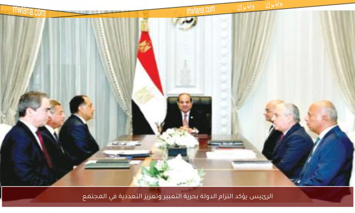 الرئيس يؤكد التزام الدولة بحرية التعبير وتعزيز التعددية في المجتمع