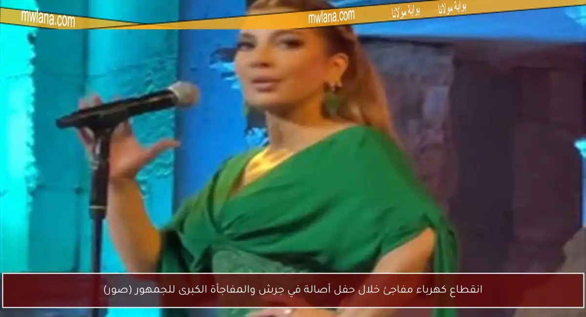 انقطاع كهرباء مفاجئ خلال حفل أصالة في جرش والمفاجأة الكبرى للجمهور (صور)