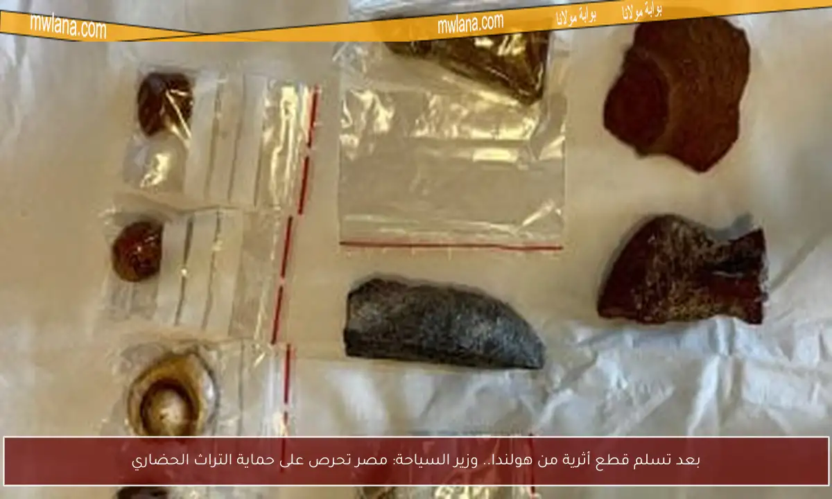 بعد تسلم قطع أثرية من هولندا.. وزير السياحة: مصر تحرص على حماية التراث الحضاري